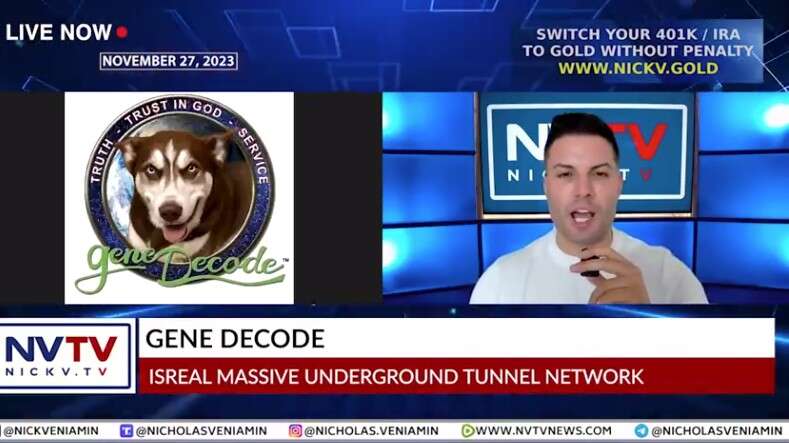 Gene Decode & Nicholas Veniamin: Israel massive Underground Tunnel Network. Is this conspiracy theory true?