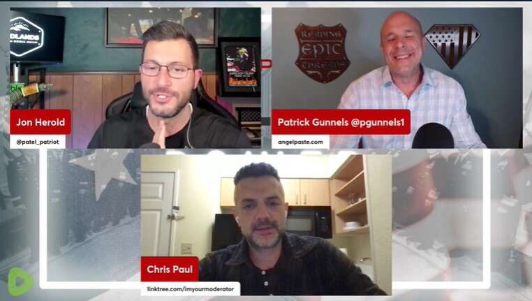 Devolution Power Hour #200: Patel Patriot, Patrick Gunnels & Chris Paul 11/25/23. Three patriots discuss the latest news stories.
